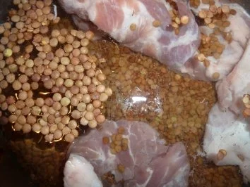 Linsensuppe "süss-sauer" mit Rippchen und Mettenden - Rezept - Bild Nr. 6