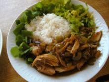 Ingwer -Cola - Huhn/Hahn mit Staudensellerie - Rezept