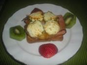 Toast Hawai mit gegrillter Ananas und Ziegenkäse - Rezept