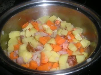 Linseneintopf mit Wurst - Rezept - Bild Nr. 3