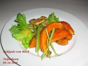 HOKKAIDO UND MEHR VOM BLECH - Rezept