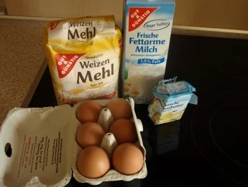 Pfannkuchenteig - Grundrezept - Rezept