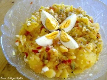 Bunter Kartoffelsalat - Rezept