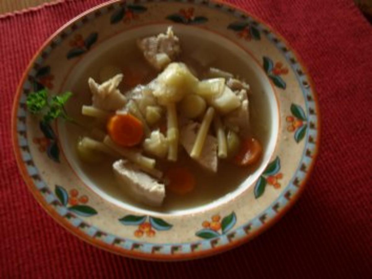 Bilder für Hühnersuppe für Zwei - Rezept