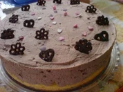 Schoko-Sahne-Torte mit Birnen - Rezept