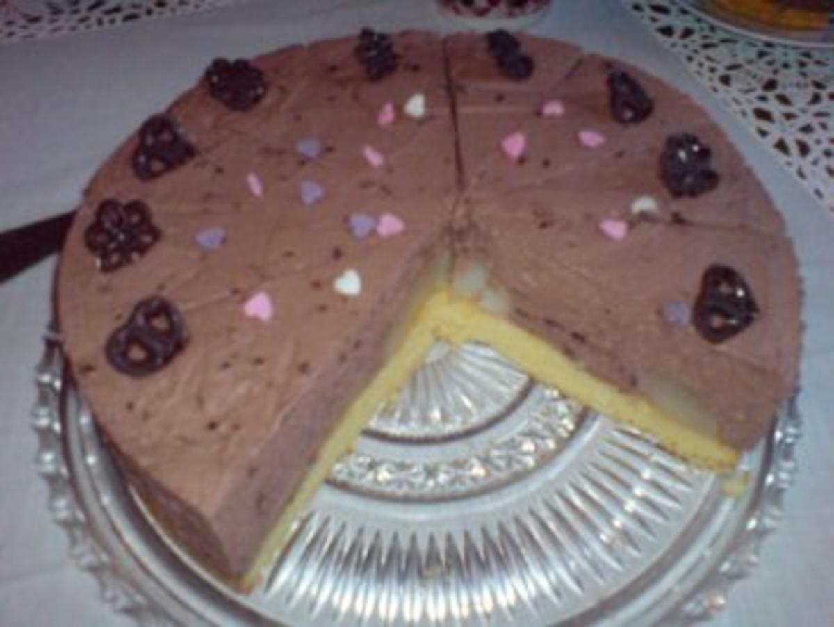 Schoko-Sahne-Torte mit Birnen - Rezept - Bild Nr. 17