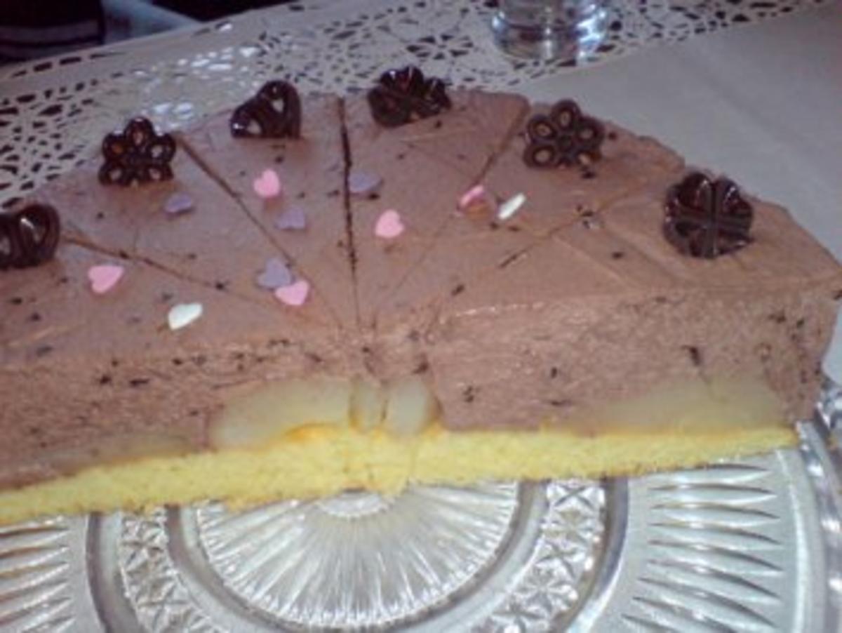 Schoko-Sahne-Torte mit Birnen - Rezept - Bild Nr. 19