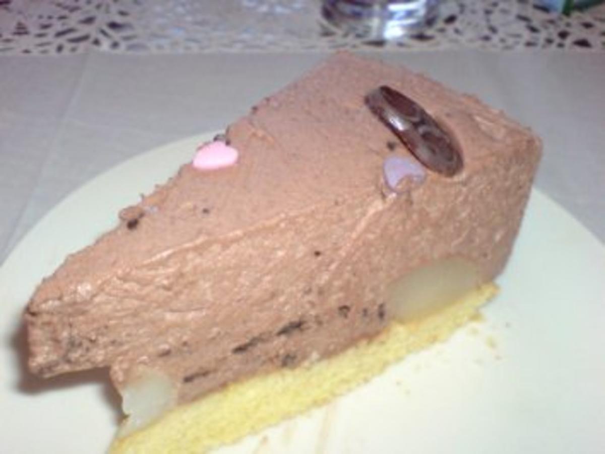 Schoko-Sahne-Torte mit Birnen - Rezept - Bild Nr. 18