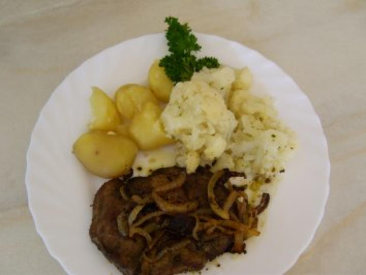 Kräuter-Zwiebel-Steak mit Bildern - Rezept