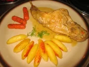 Fleisch: Hauskaninchen - geschmort - Rezept