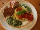 gefülltes Schweinefilet tricolori - Rezept