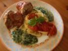 gefülltes Schweinefilet tricolori - Rezept