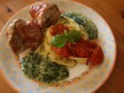 gefülltes Schweinefilet tricolori - Rezept