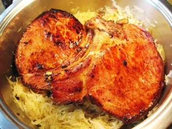 Rezept: Ananas-Kasseler auf Sauerkraut Bild Nr. 5 Ananas-Kasseler auf Sauerkraut - Rezept - Bild Nr. 5