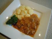 Ochsenschlepp - Ragout mit Gnocchi - Rezept