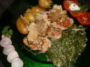 Scharfe Austernpilze auf Schweinefilets ... - Rezept