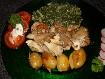 Scharfe Austernpilze auf Schweinefilets ... - Rezept - Bild Nr. 4