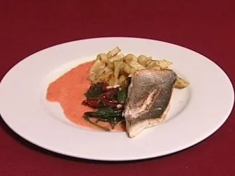 Rezept: Dorade grise mit Bratkartoffeln und Sauce Rouille (Ralph Morgenstern) Dorade grise mit Bratkartoffeln und Sauce Rouille (Ralph Morgenstern) - Rezept
