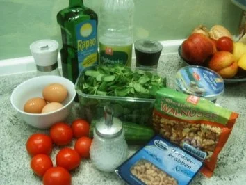 Herbstsalat mit Krabben - Rezept - Bild Nr. 2