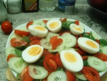 Herbstsalat mit Krabben - Rezept - Bild Nr. 3