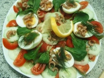 Herbstsalat mit Krabben - Rezept - Bild Nr. 4