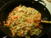 Gebratene Nudeln curry - Rezept