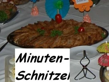 Rezept: Party/Fete: MINUTENSCHNITZEL Party/Fete: MINUTENSCHNITZEL - Rezept