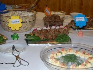 Party/Fete:   NUDELSALAT - Rezept