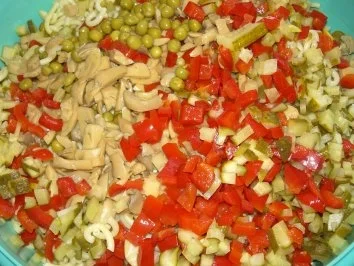 Party/Fete:   NUDELSALAT - Rezept - Bild Nr. 3