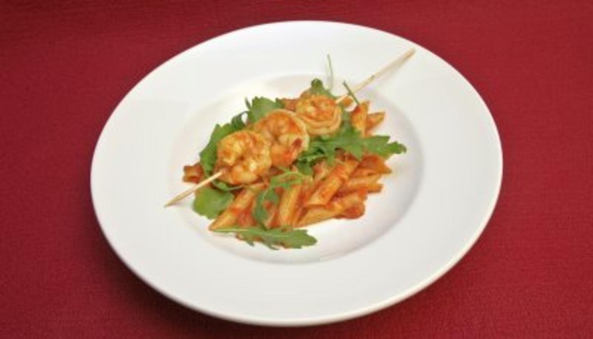 Penne mit Scampi (Thomas Anders) - Rezept