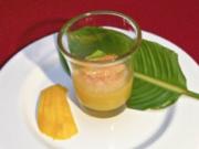 Orangen-Campari-Sorbet mit Mango (Thomas Anders) - Rezept