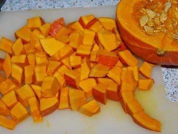 Rezept: Trilogie vom Kürbis Bild Nr. 2 Trilogie vom Kürbis - Rezept - Bild Nr. 2
