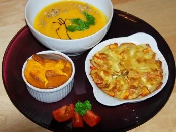 Rezept: Trilogie vom Kürbis Bild Nr. 8 Trilogie vom Kürbis - Rezept - Bild Nr. 8