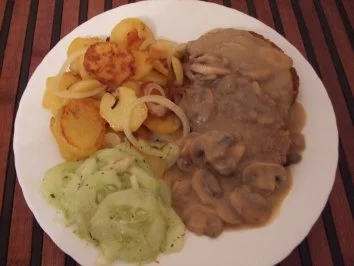 Jägerhackbraten - Rezept