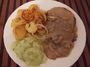 Jägerhackbraten - Rezept