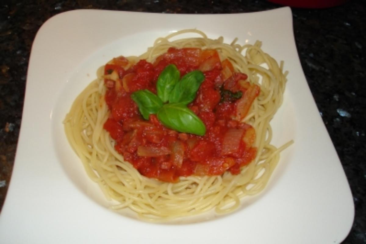 Spaghetti all´arrabiata - Rezept