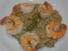 Steinpilzrisotto mit gebratenen Scampi - Rezept