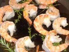 Rezept: Steinpilzrisotto mit gebratenen Scampi Bild Nr. 5 Steinpilzrisotto mit gebratenen Scampi - Rezept - Bild Nr. 5