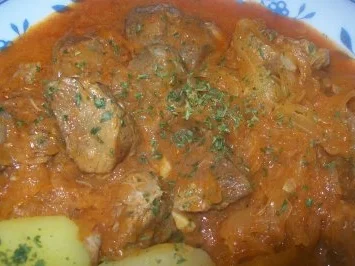 Kraut - Gulasch - Rezept - Bild Nr. 9