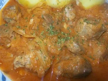 Kraut - Gulasch - Rezept - Bild Nr. 10