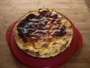 Obstkuchen mit Pudding-Quark-Decke - Rezept - Bild Nr. 3