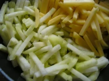 Kohlrabi - Kartoffel -Eintopf mit geräucherten Kassler - Rezept - Bild Nr. 11