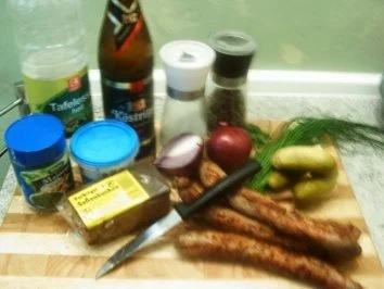 Rezept: Thüringer Rostbratwurstsalat Bild Nr. 2 Thüringer Rostbratwurstsalat - Rezept - Bild Nr. 2