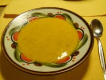 Kürbis-Hackfleisch-Cremesuppe - Rezept