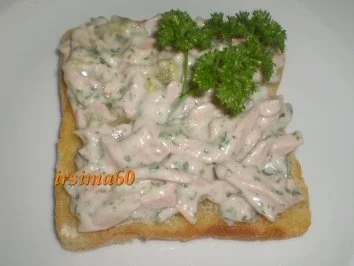 Rezept: Brotaufstrich: Fleischsalat Brotaufstrich: Fleischsalat - Rezept