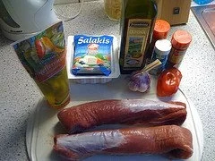 Rezept: Lendenspieß mit Schafskäse Bild Nr. 2 Lendenspieß mit Schafskäse - Rezept - Bild Nr. 2
