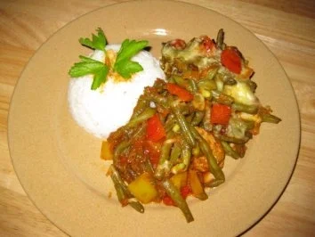 Bohnen-Paprika-Auflauf - Rezept