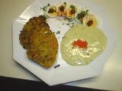 Kartoffel -  Kürbispuffer - Rezept