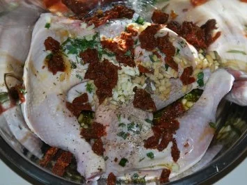 Hähnchen nach ligurischer Art - Rezept - Bild Nr. 2