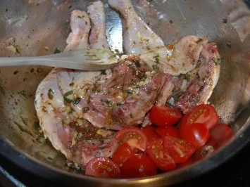 Hähnchen nach ligurischer Art - Rezept - Bild Nr. 4